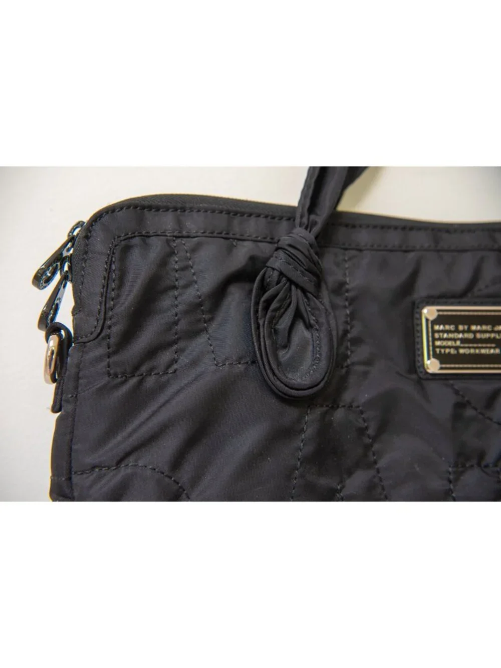 Mark by Marc Jacobs Black Nylon Laptop Bag